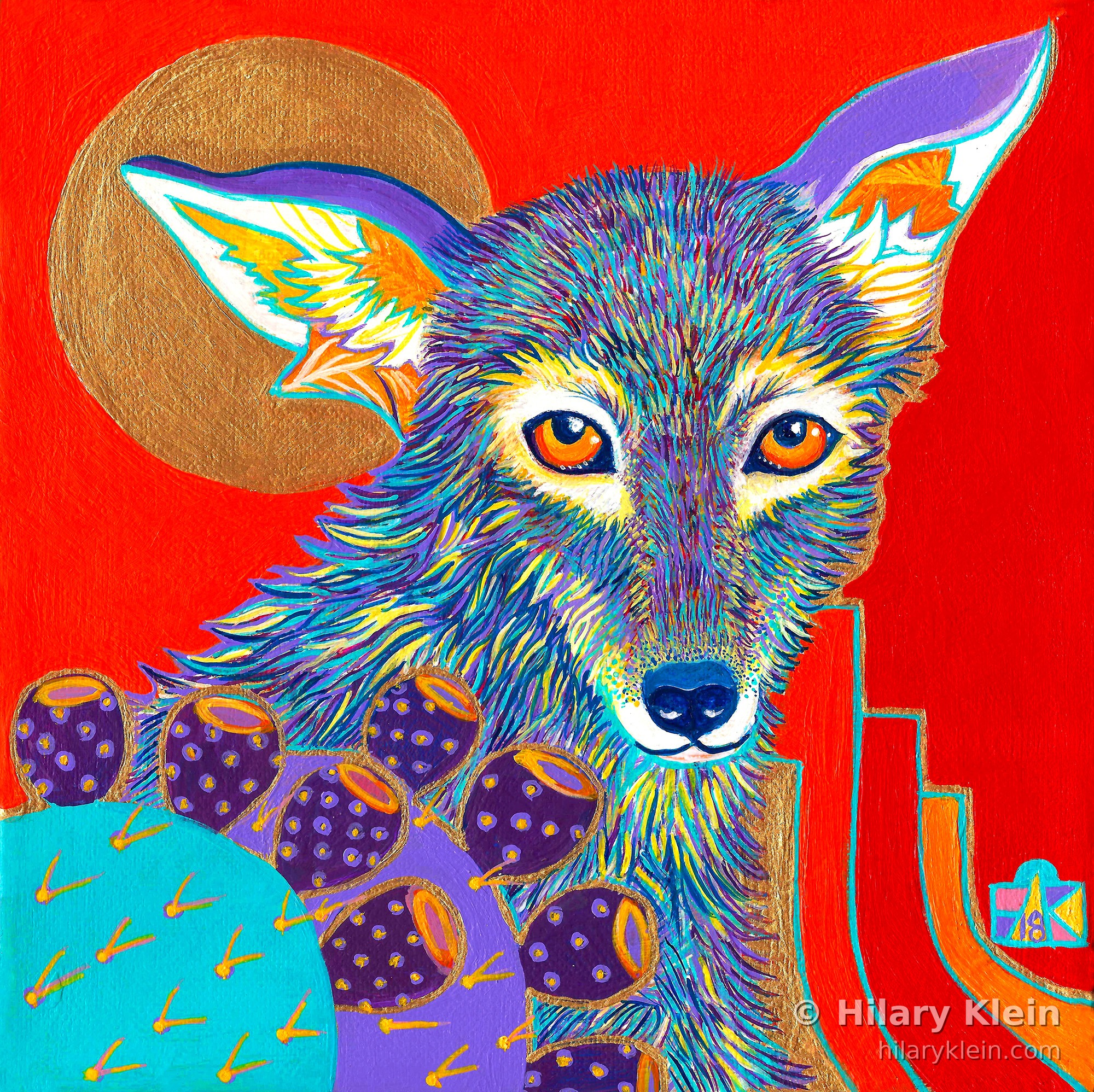 Coyote Red Sky — Hilary Klein